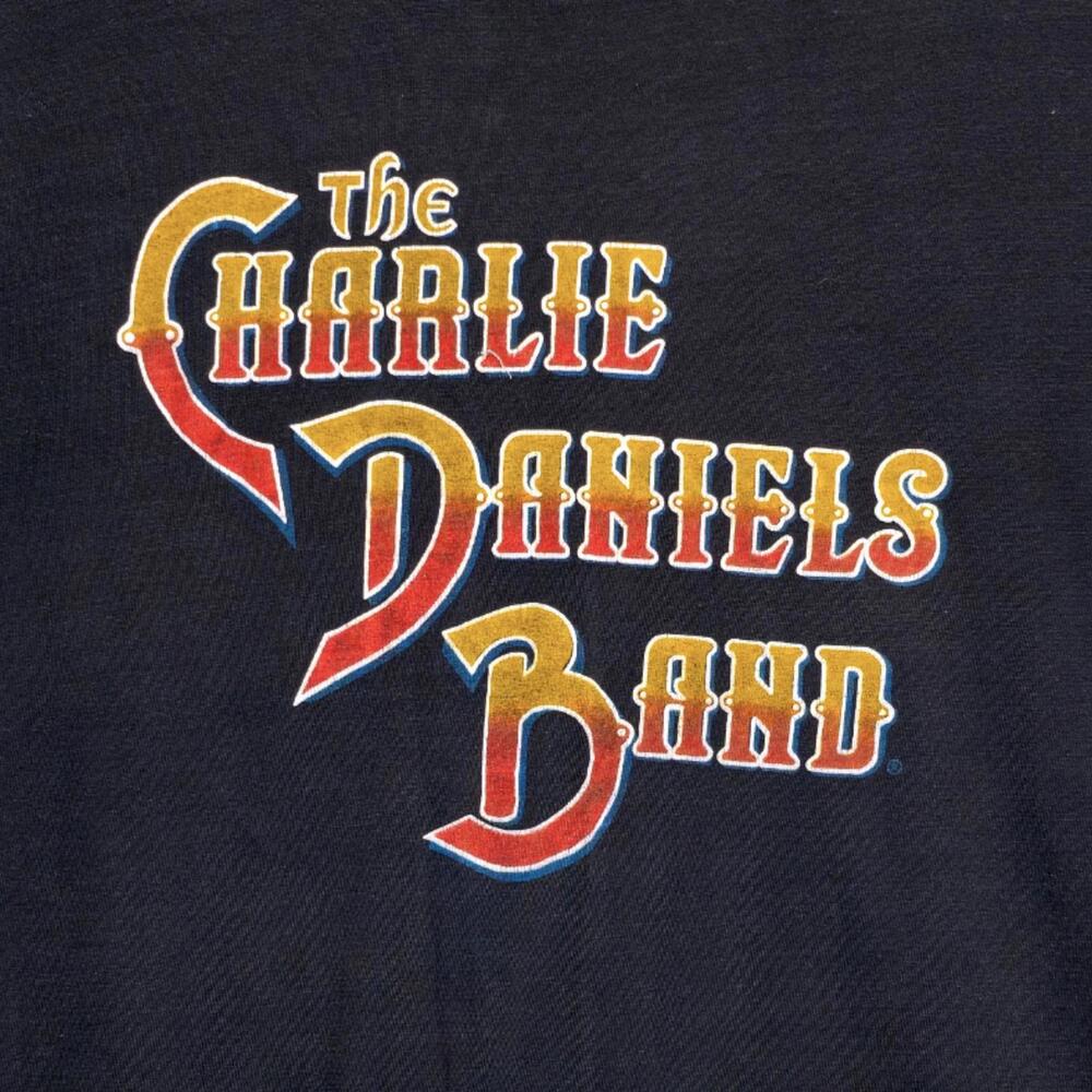 Vintage Screen Stars 1983 The Charlie Daniels Band Decade Of Hits Tour Shirt - L - Picture 3 of 4